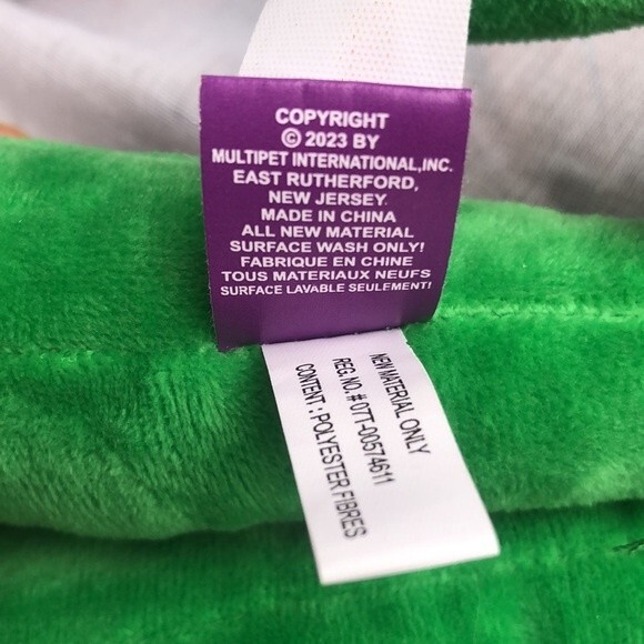 NEW NWT Multipet Gumby Squeaky Plush Filled Adult Small Breed Dog Toy - Picture 7 of 7